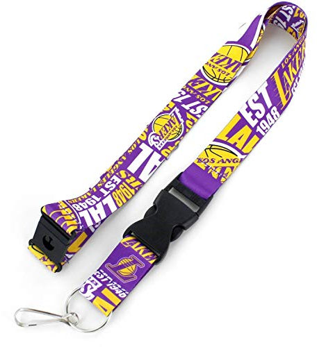 Aminco NBA Los Angeles Lakers Dynamic Lanyard Team Color One Size