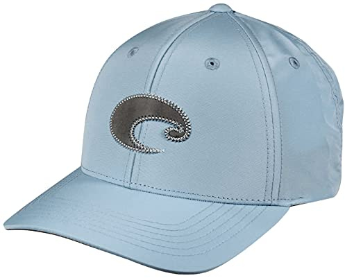 Costa Del Mar Reg Fit Neoprene Logo Performance Hat Gorro/Sombrero, Azul Claro, Talla única Unisex Adulto
