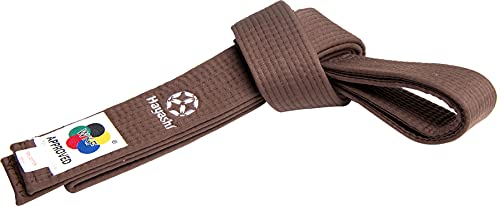 Hayashi Budogürtel (mit WKF-Label) - braun, Gr. 300 cm
