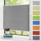 Zarnan Plissee ohne Bohren Blickdicht Anthrazit 70x100cm(BXH) plissee klemmfix UV-Schutz & Lichtfilterung Klemmplisseeses Fenster ohne Bohren Plissee mit Klemmträger easyfix Jalousie für Fenster