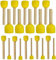 WAFJAMF 20-Pieces Assorted Size Round Sponges Brush Set, Paint Tools for Kids