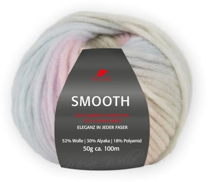 PRO LANA Smooth - Farbe: Pastell Color (87) - 50 g/ca. 100 m Wolle