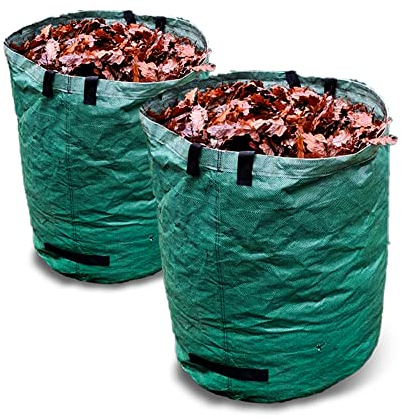 Ferropro Sacs poubelle de jardin | 272 l | Lot de 2