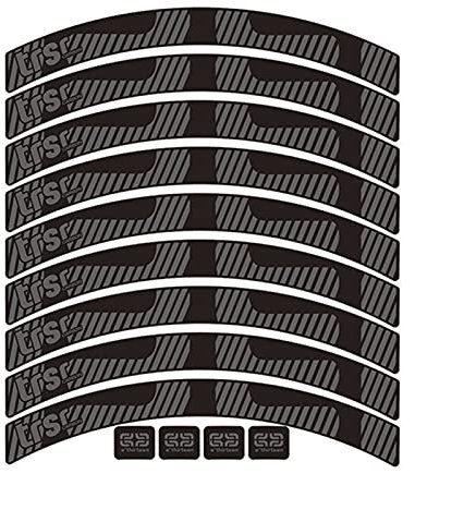 BUSEB Fahrradradaufkleber E. Thir-Teen TRSR Carbon Mountain Wheel Set Aufkleber E13 MTB Rim -Aufkleber -Aufkleber aufklebern (Color : 29er Gray)