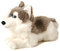 Uni-Toys - Husky grau, liegend - 31 cm (Länge) - Plüsch-Hund - Plüschtier, Kuscheltier