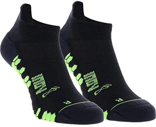 Inov-8 Trailfly Ultra Low Sock 001004-BKGN-01, Womens,Mens socks, black, 40-43 EU