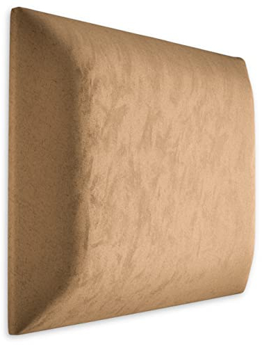 Muralo Cuscino da parete in velluto, per camera da letto, soggiorno, letto, camera da letto, camera da letto, cuscino lombare, moderno di lusso, imbottito (beige, 30 cm x 30 cm)