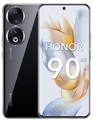 HONOR 90 5G Smartphone Fotocamera Ultra Trasparente 200MP 6,7 Pollici 3840Hz PWM Dimmer Display 5000 Mah Sovraccarico 66w 8+256GB Grande Archiviazione Nero