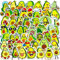 Bric Dodo 50 Stück Avocado Aufkleber Auto Laptop Telefon Gitarre Skateboard Motorrad Fahrrad Avocado Stickers Set Vinyl Wasserdicht Aesthetic Aufkleber für Jugendliche Kinder Erwachsene