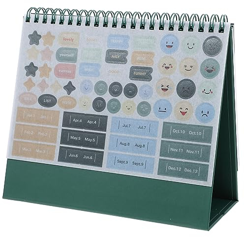 ifundom Kalenderplaner Für Die Arbeitsplatte Kleiner Tischkalender 2024 Kalender Zum Abreißen 2024 Jahreskalender Chinesischer Mondkalender Countdown-tischkalender Büro China Papier Mini