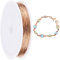 SUNNYCLUE 40M Copper Jewellery Wire - 0.5mm 24 Gauge, Tarnish Resistant, Bendable, Bulk Pack for Jewellery Making, Sculpting & Wrapping