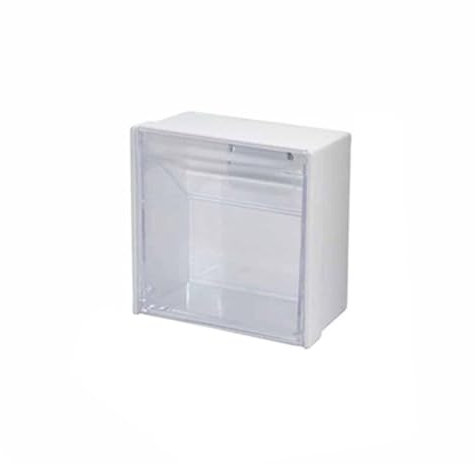 LERONO Wall Mounted Data Cable Storage Box Dust-proof Charging Cable Small Objects Organizer Container with Magnetic Flip Cover