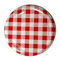 10 X JAM JAR CAP LIDS TWIST OFF/ 82mm. IDEAL FOR ANY TYPE OF PRESERVES,HONEY,JAM,MARMALADE,CHYTNEYS,THE LIDS ARE ACID PROOF, (Gingham Red)