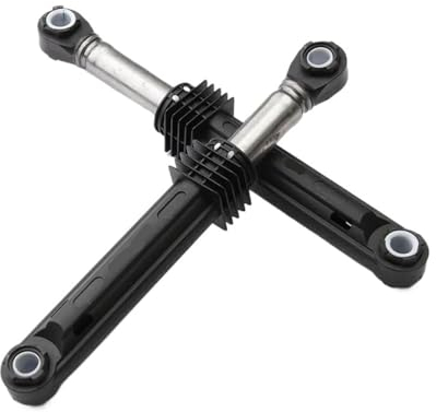2 Stück 100N kompatibel for LG, Waschmaschine, Stoßdämpfer-Unterlegscheibe, Frontlader-Teil, schwarze Kunststoffschale, Haushaltsgeräte-Zubehör.