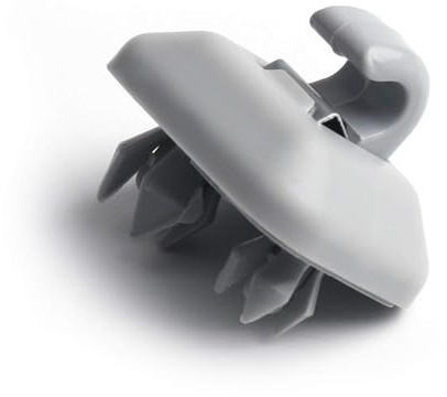Jieddey Gancio Parasole Auto,Clip Parasole Automatico Grigio Interno Parasole Appendiabiti Clip Sostituzione per Au-di A1 A3 A4 A5 A4L A6L A7 Q3 Q5