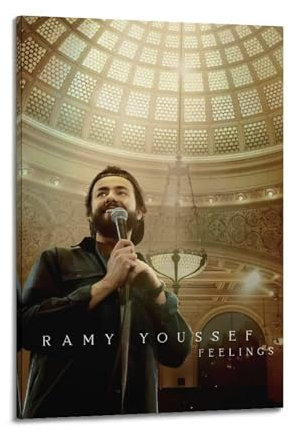 nzzmy Ramy Youssef Feelings Poster, Vintage-Kunst, Raumdekoration, ästhetische Schlafzimmerdekoration, Leinwandposter für Schlafzimmer, 20 x 30 cm, Rahmenstil