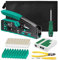 RJ45 Crimpzange Set,Netzwerk Werkzeug für CAT5/CAT6/CAT7 Netzwerkstecker,50x RJ45 Stecker für Cat6 Ethernet-Kabel,50 Stück Stiefel,RJ45/RJ11/RJ12 Reparaturwerkzeuge (105)