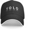 Basecap Baseball Cap YOLO (You Only Live Once) - Weiße einfache Baseball Cap Wild Ball Hat Wandermütze Damen Cap Herren