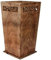 SWACRAFT Portaombrelli in legno, rettangolare, grande portaombrelli per ingresso, corridoio, hall dell'hotel, ufficio, accessori per corridoio per la casa, 48 x 17 cm