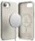 Ringke Silicone Magnetic for iPhone 16e Case (6.1-inch), Soft Feel Coating Anti-Scratch Lightweight Protective Phone Cover, Compatible with Magsafe Charger/Accessories - Stone