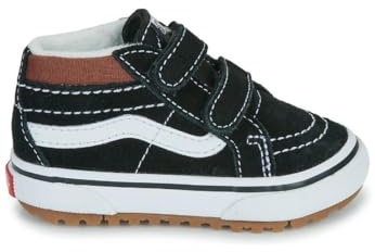 Vans SK8-MID D109AS1 schwarz Schildpatt schwarz Kinder Schuhe Sneakers Mid Lederriemen 24.5