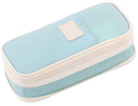 Pencil Bag, Foldable Pouch Organizer for Stationery Supplies, Big Capacity for School Use
