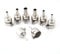 8PCS Heat Gun Nozzles, Hot Air Gun Nozzles Heat Gun Nozzle Set Air Gun Tips Adapter for Hot Air Soldering Station Repair Tool 3/4/5/6/7/8/10/12mm