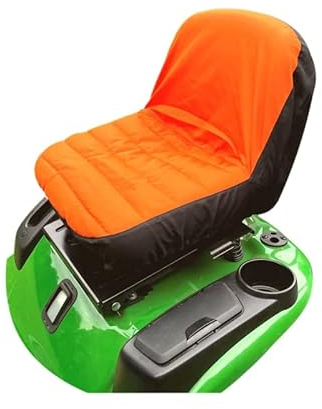 Housse de Siège Workinghouse pour Tondeuse et Tracteur - Housse de Protection pour Sièges de Tondeuses et Tracteurs - Durable, Imperméable, Hydrofuge pour Tondeuses et Tracteurs (Orange)