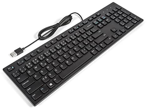 Dell KB216 CZECH Slim Office Multimedia Keyboard BLACK