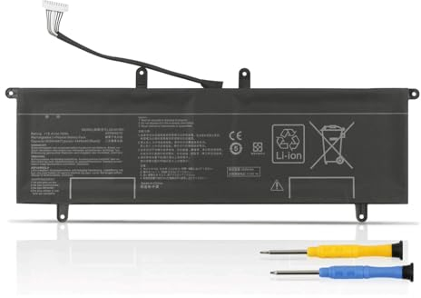 K KYUER 70Wh C41N1901 Laptop Batterie pour ASUS ZenBook Duo 14 UX481 UX481F UX481FL UX481FA UX481FLY UX4000F UX4000FL UX481FL-BM044T UX481FL-BM039R UX481FL-BM042T UX481FL-BM040T UX481FL-HJ093T HJ105T