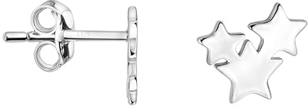 SOFIA MILANI - Damen Ohrringe 925 Silber - Stern Ohrstecker