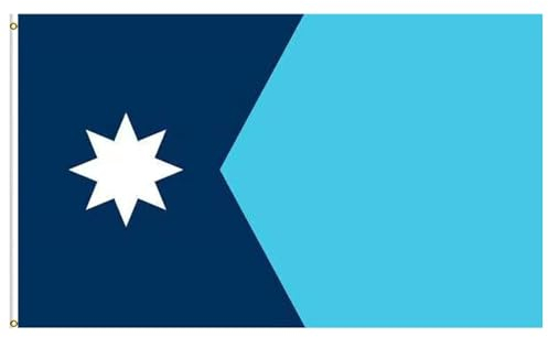 ZHOUBINGBING Flagge Minnesota State Flagge 3x5 Fuß Minnesota State Flag