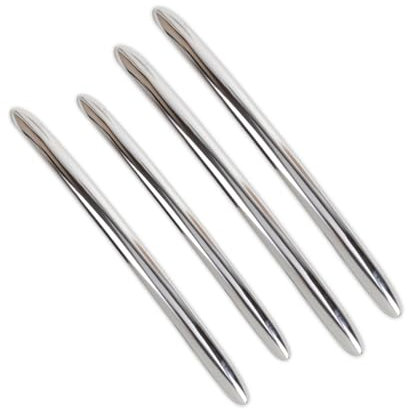 Car Exterior Door Handles 4Pcs Stainless Steel Exterior Door Handle Molding Trim Cover Outer Doors Handle Cover for BMW 5 Series F10 F18