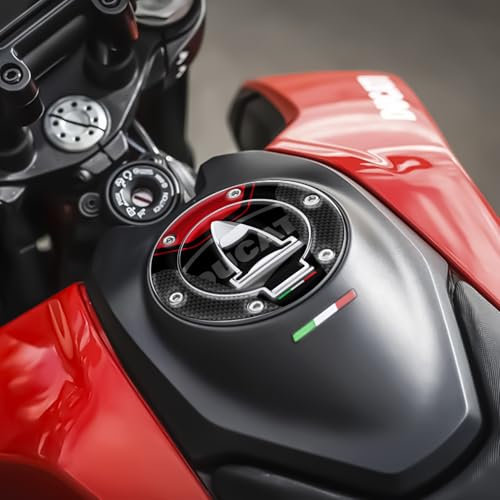 Az Graphishop Protezione Tappo Benzina Resina 3D Compatibile Con Ducati Hypermotard 950 2019-2025 GP-3030