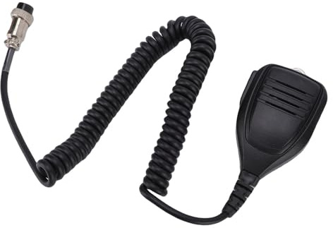 Annadue HM 219 Handmikrofon, Kompatibel med IC 7300 78 718 7760-serien, Klar Ljudöverföring, Ergonomisk Metalldesign, 8-stiftskontakt för Amatörradio