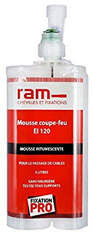 Ram - Mousse Intumescente Coupe-Feu 2H, 5 L