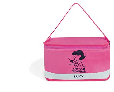 Excelsa Peanuts Lunch Box Lucy, poliéster, Fucsia