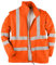 marc&mark XXL Arbeits-Softshelljacke/-Weste orange, Größe:7XL