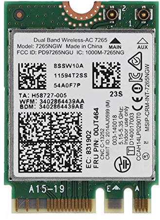 Bewinner 7265 AC Dual Band Wireless 867M Netzwerkkarte 802.11 A/B/G/N/AC, 2,4 G / 5 G Dual Band, Bluetooth 4.0 NGFF / M2 WLAN Karte für ThinkPad