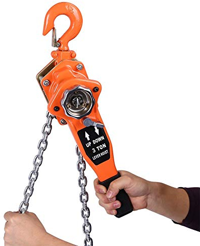 0,75T/ 1.5T/ 3T Kettenzug Kette Flaschenzug Ratschenzug Hebelzug 3 Meter (3T)