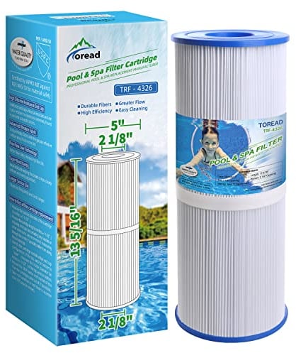 TOREAD Filtro de SPA para, Compatible con a Pleatco PRB25-IN Unicel C-4326 FC-2375, 25 pies Cuadrados, Pentair R173434, Waterway 817-5000, Dynamic RDC-25, 5 x 13 filtros de SPA