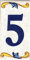 Numero civico esterno. Numeri civici esterni. Numero civico esterno moderno. Numero civico esterno ceramica. Nomi, indirizzi e segnaletica. Design “Craquelé” (Numero Cinque 5)