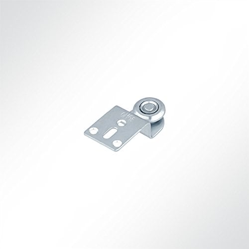 LYSEL®️ Laufrolle Vorhangrolle Führungsrolle verzinkt für Laufschiene 35x30mm (10 Stück)