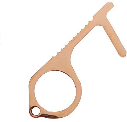 SENSEN No Touch Hygiene Tool ， Kontaktloser Türöffner-Schlüsselbund mit Oberflächen einschließlich Silikonspitze für Schlüsselring 8 × 3 cm
