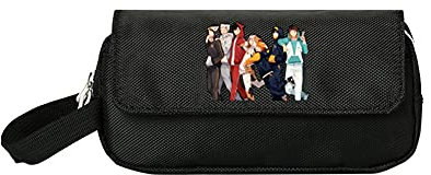LKY STAR Anime Haikyuu!! Federmäppchen, Karasuno Schule Cartoon Große Kapazität Federtasche Geeignet für Mädchen Jungen Teen Geschenk