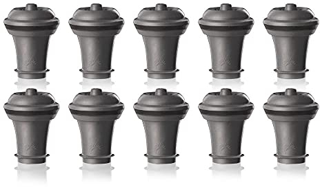 VacuVin Lot de 10 bouchons gris