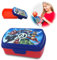 16 cm Marvel Avengers Lunch Box, plastica senza BPA, a prova di perdite, adatta al microonde senza coperchio, contenitore sandwich per scuola e viaggi | all'aperto