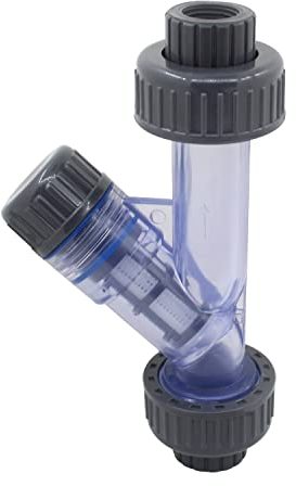 Filtro a y irrigazione Femmina a Goccia Filtro a Rete Acquario PVC per Tubo Acqua Giardino Pompa pozzo Agricoltura orto