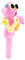 TOYANDONA Supporto Per Lecca-Lecca Dinosauro Rosa, Robot Interattivo Per Bambini, Porta - Creativo in Plastica Sicura, Design Portatile Facile Da Pulire, Idea Regalo Per Compleanni E Feste
