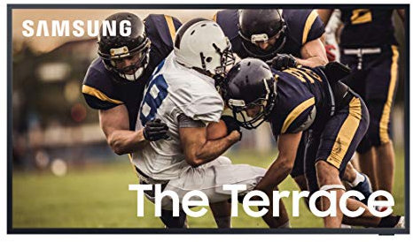Samsung TV The Terrace 2023 65LST7 Smart TV de 65 Primer QLED para Exterior, Resistente al Agua y Polvo, Pantalla Antirreflejos con 2000 nits, Adaptive Picture, y Smart TV Powered by Tizen